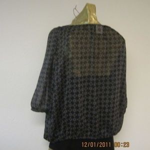 Sheer Patterned Shirt